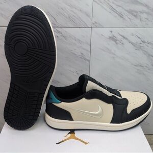 New Air Jordan 1 Ret Low Slip Women's Size 6.5 Fossil Black Ivory AV3918-201